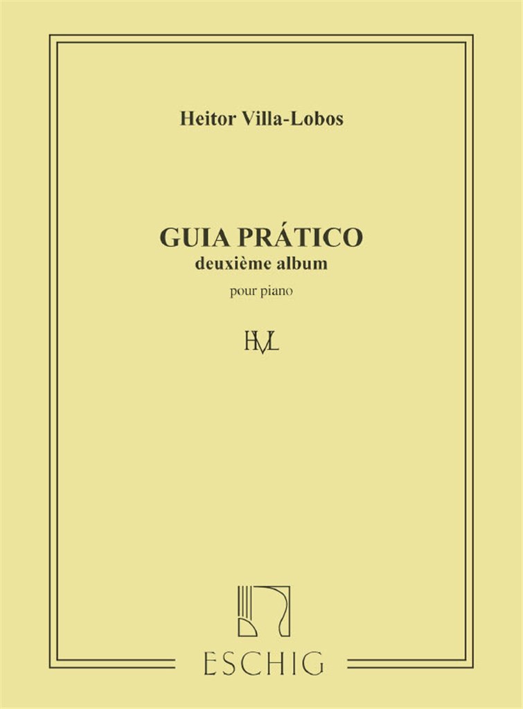 Villa-Lobos Guia Pratico Album N 2 Piano